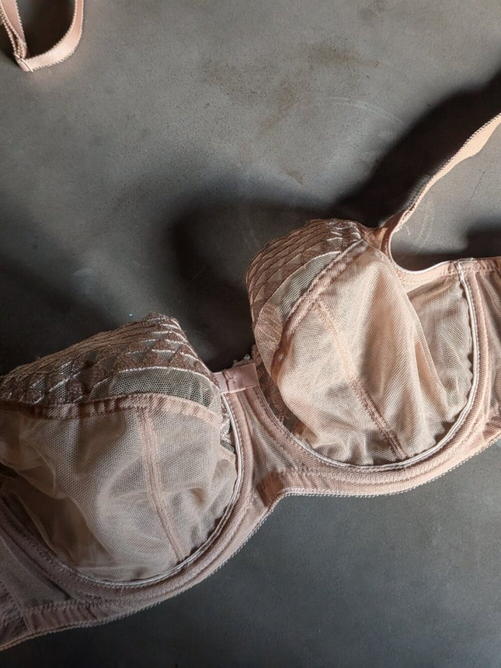 Cleo by Panache Asher Unlined Balconnet Bra - Latte (Size 34E)